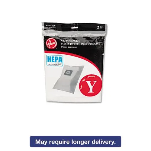 HOOVER HOOVER AH10040 HEPA Type Y Filtration Bags 2-Pack vacuum accessory — product photo
