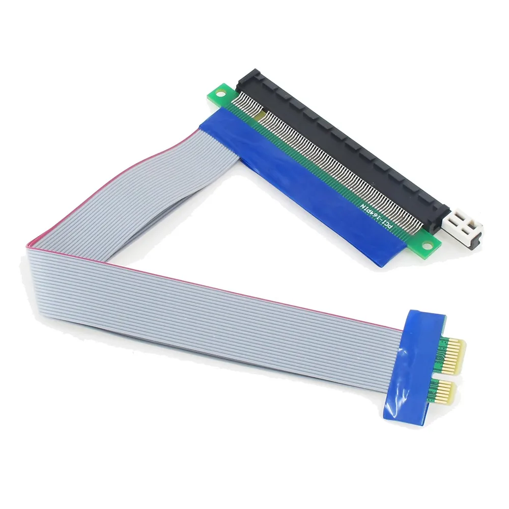 SEDNA SEDNA SE-PCIE-1X-16X PCI-E 1X to 16X extender riser card 20cm cable — product photo