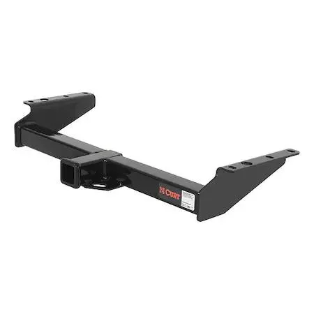 Black Class 3 trailer hitch with 2-inch receiver tube
