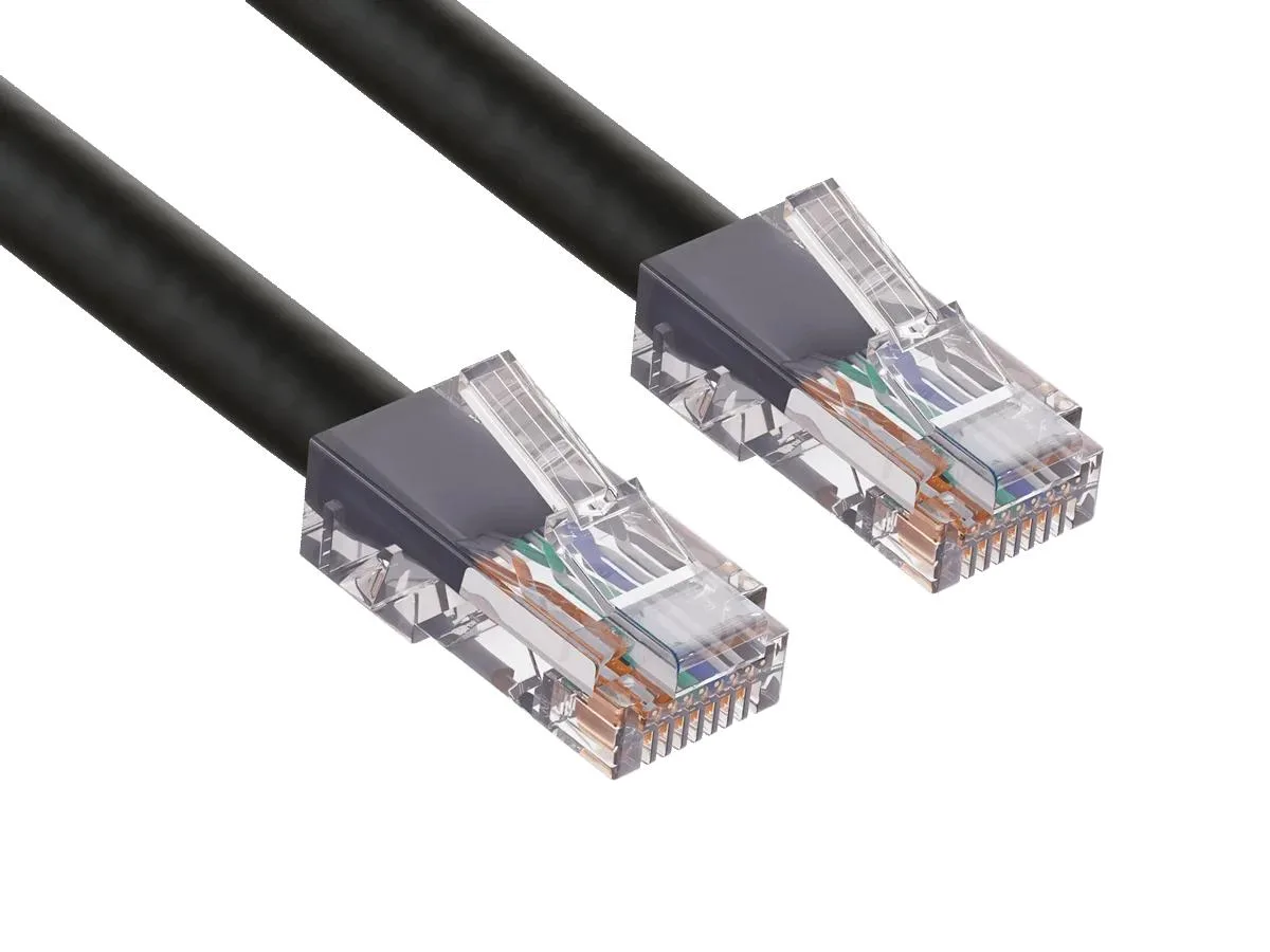 Cable Leader Cable Leader 3ft Cat6 Non-Booted Ethernet Cable Black 24AWG 550MHz — product photo
