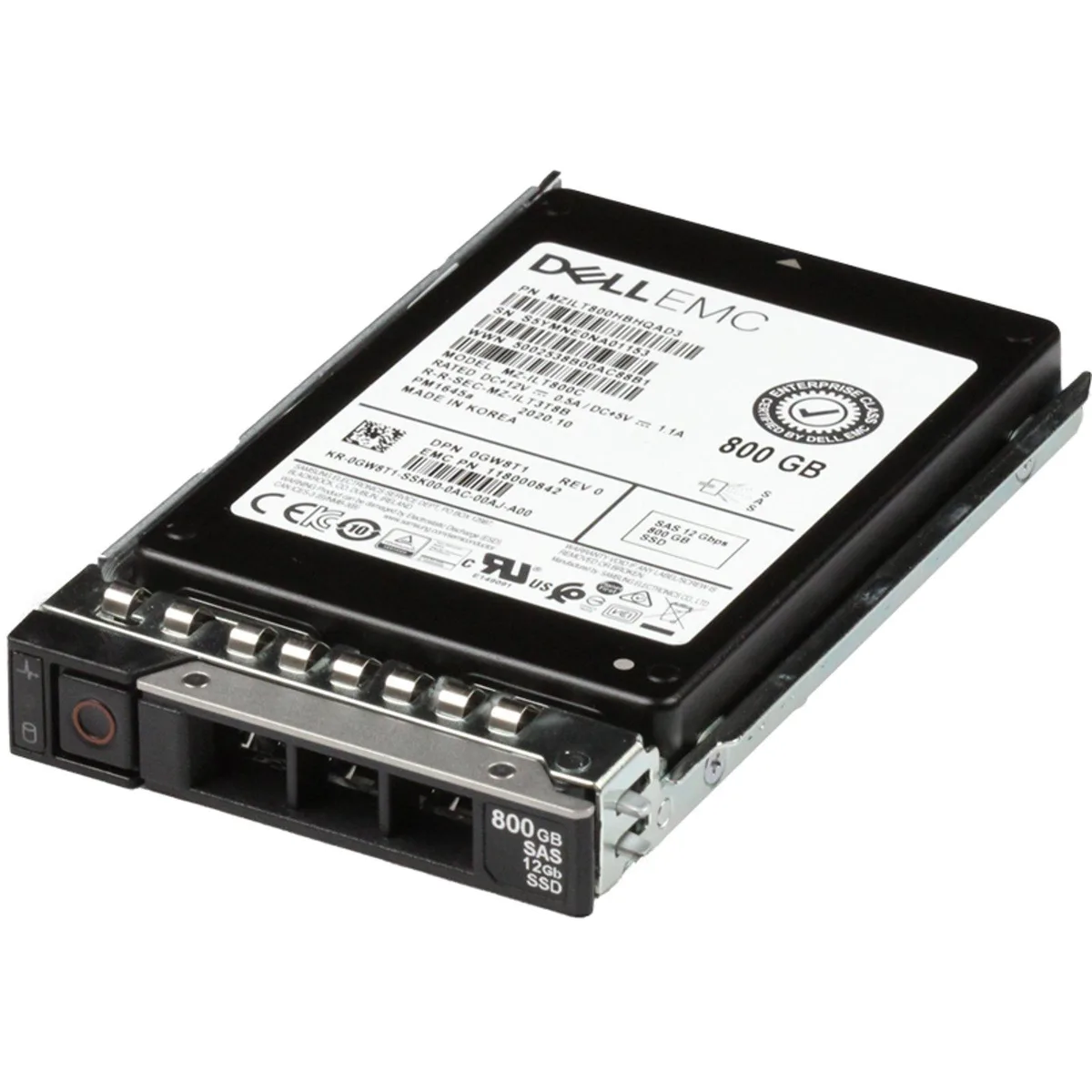 DELL DELL 800GB 12Gbps SAS 2.5 Enterprise SSD GW8T1 — product photo