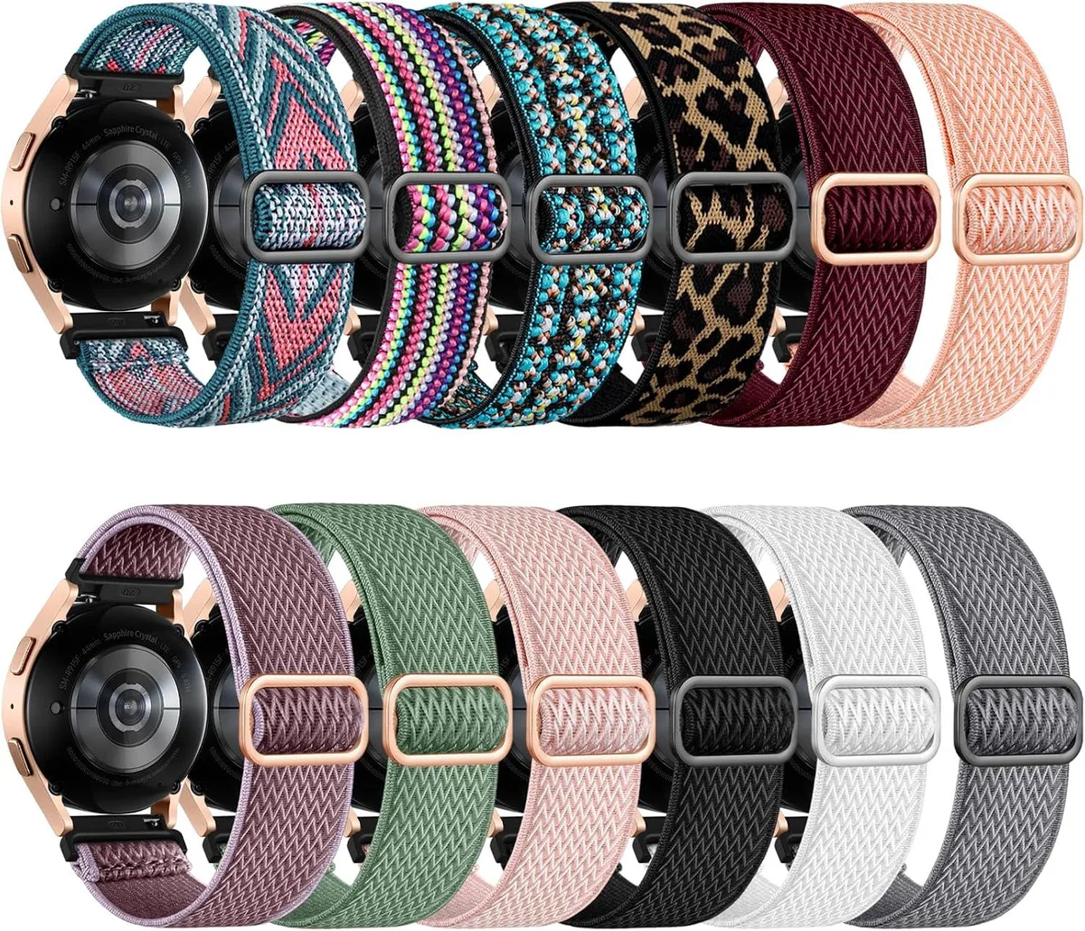 ETEIZU ETEIZU 12 Pack 20mm Elastic Watch Bands — product photo