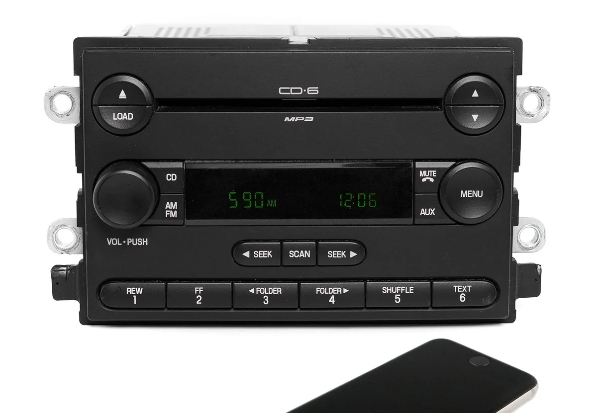 1 Factory Radio 1 Factory Radio 6G1T-18C815-AC AM/FM 6 CD Bluetooth receiver — product photo