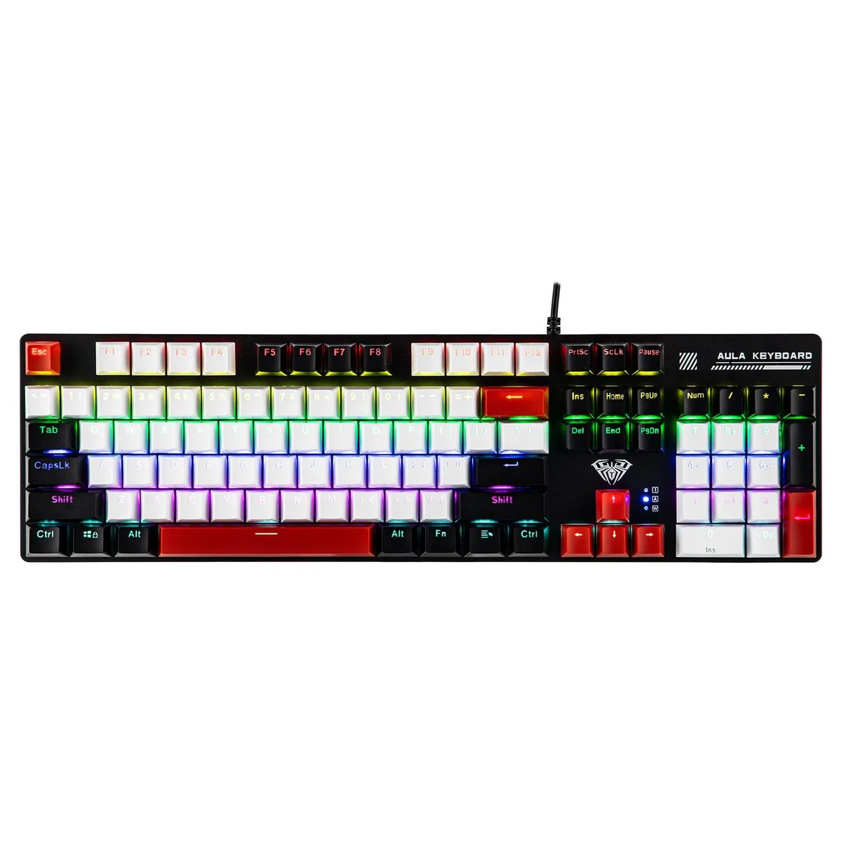  Philips B11522 Gaming Keyboard 104 Keys Wired RGB Black&amp;Red Tactile Switch — product photo