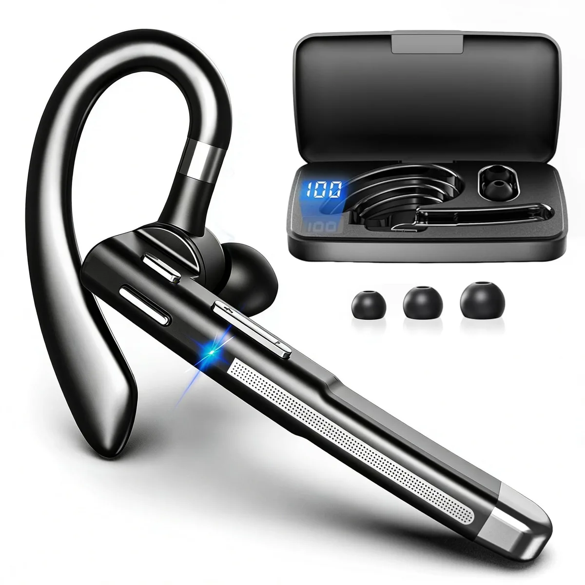  Xoruezls 520-2 Bluetooth 6.1 Single-Ear Headset 14.2 mm Driver — product photo