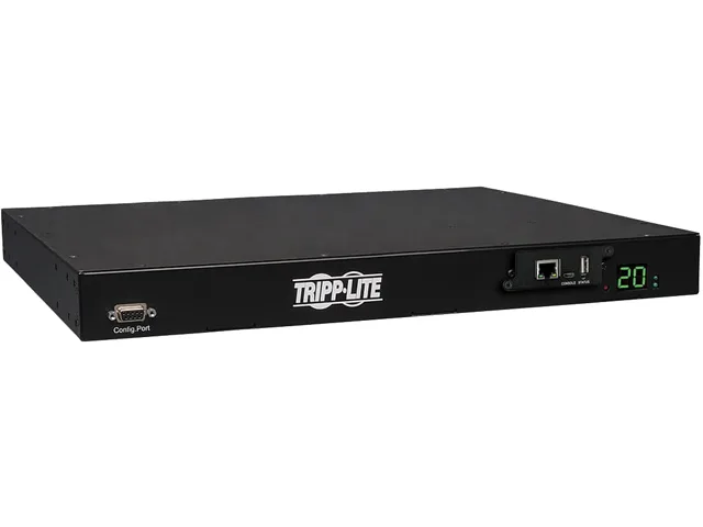 Tripp Lite Tripp Lite PDUMH20HVATNET Switched PDU 1U 20A 200-240V 10 Outlets 12ft Cord — product photo