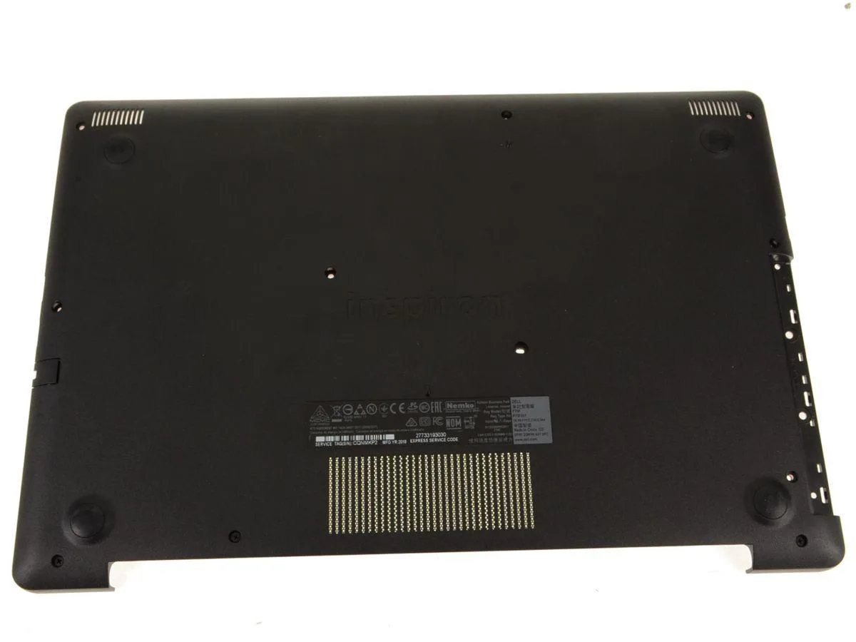DELL DELL Inspiron 15 5570 Bottom Base Cover Assembly Black 1JPXK — product photo