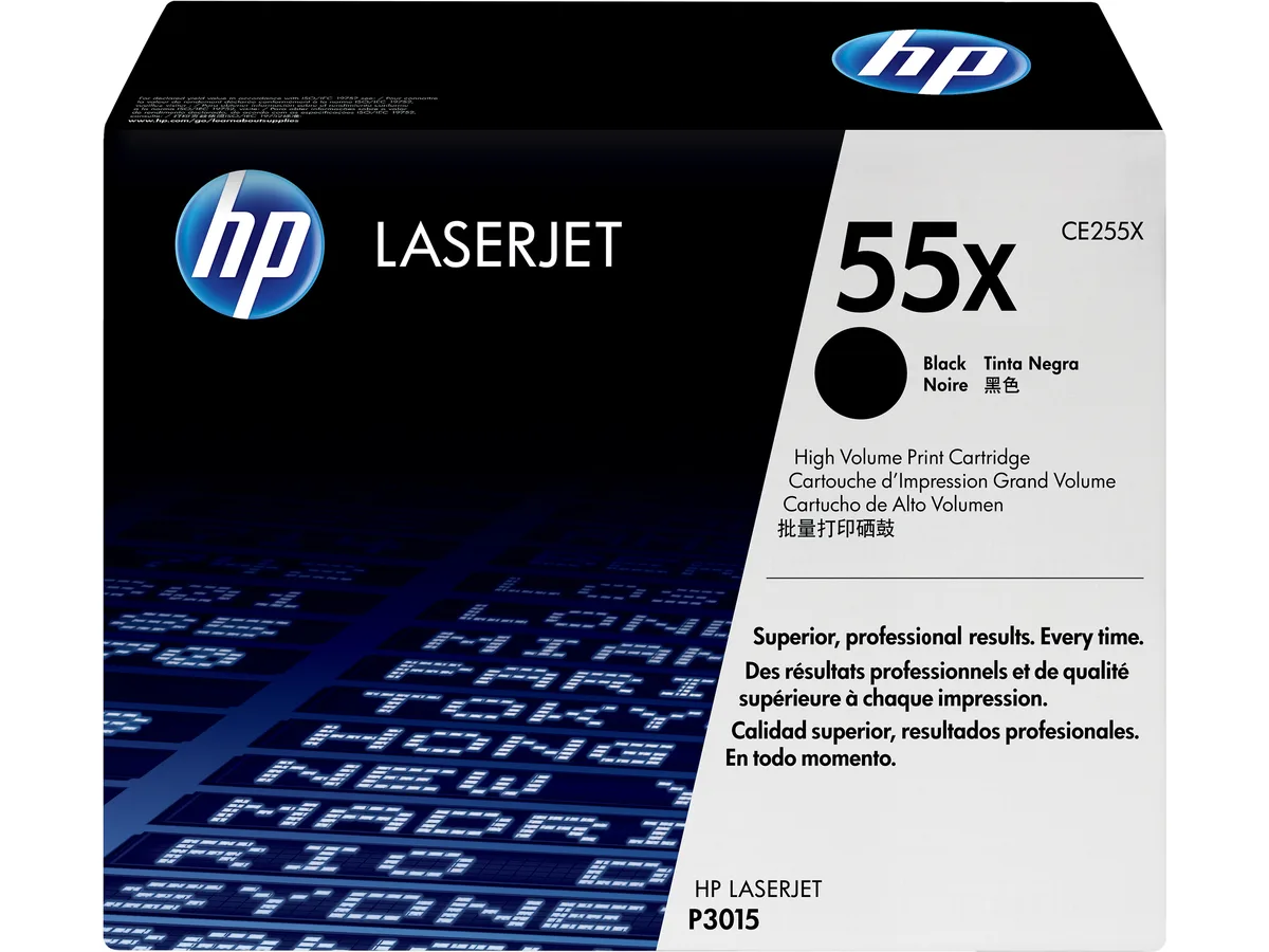 HP HP CE255X High Yield Black Toner Cartridge 12500 Pages — product photo