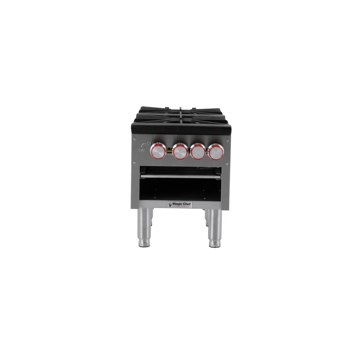 Magic Chef Magic Chef Double Stock Pot Countertop Gas Cooktop 160000 BTU — product photo