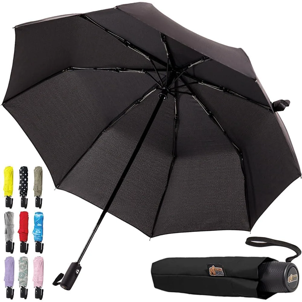  GORILLA GRIP Compact Umbrella Clear 42 in 11.5 in .9 lb 20 UPF 23 mph — product photo