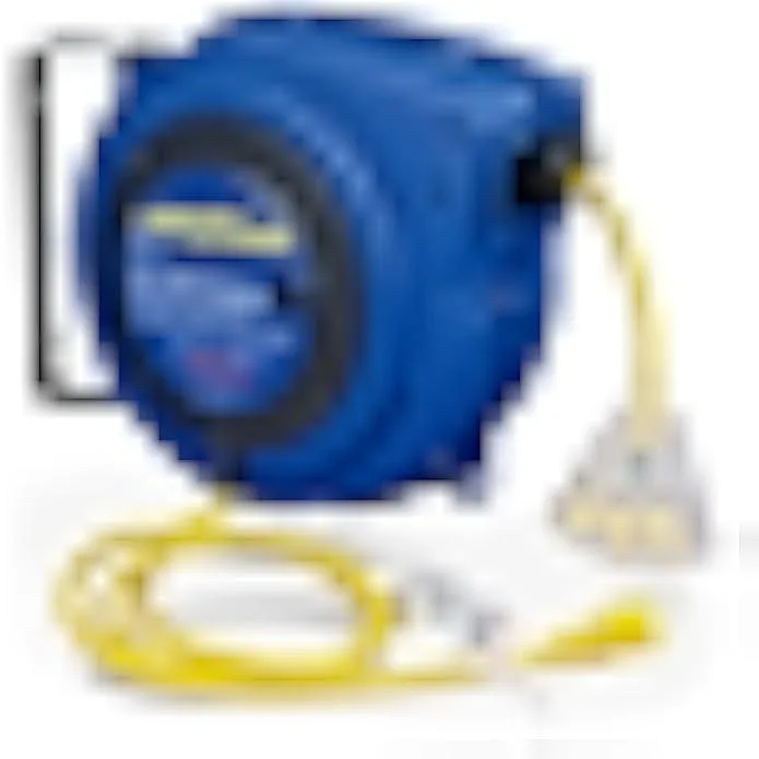 TAURKENAM TAURKENAM Extension Cord Reel 40 ft 14AWG 3C SJTOW Triple Tap — product photo