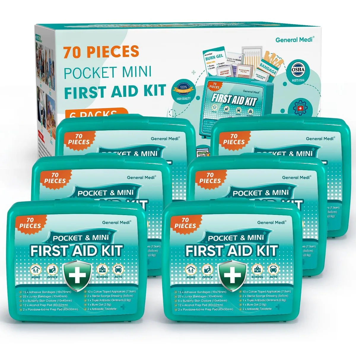  Baldwin First Aid Kit 420 pcs 6×70 Part 6865 — product photo