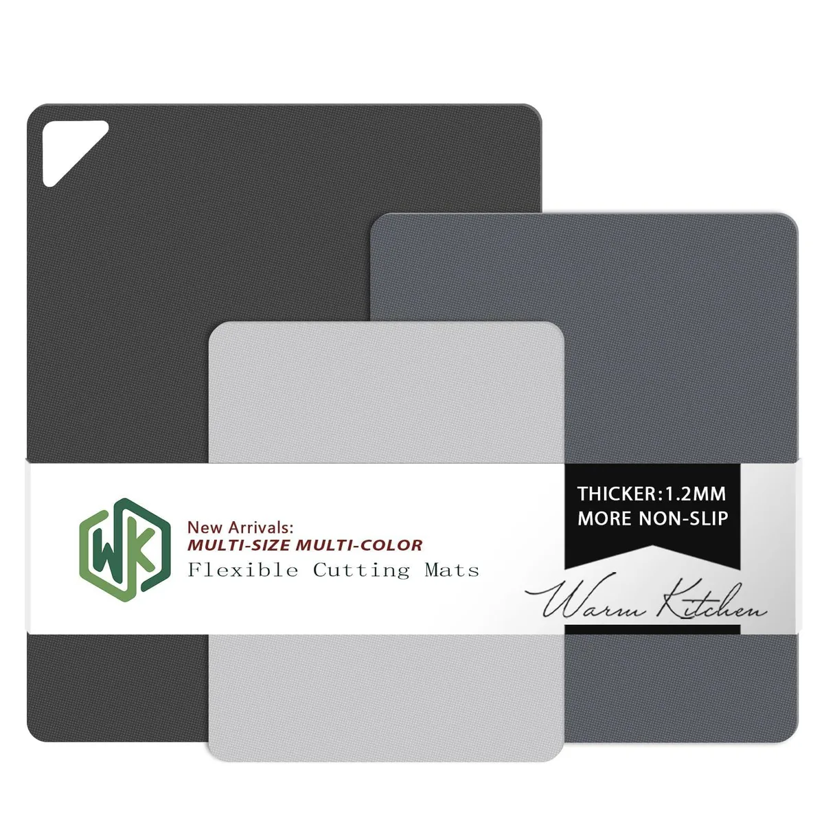  WK Flexible Cutting Boards 10-Piece Set 14.5 x 11.5 in 1.2 mm — product photo
