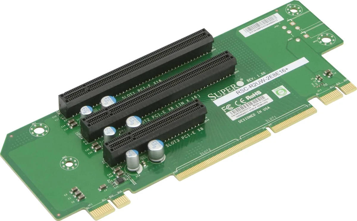 Supermicro Supermicro RSC-R2UW-2E8E16+ server accessory — product photo