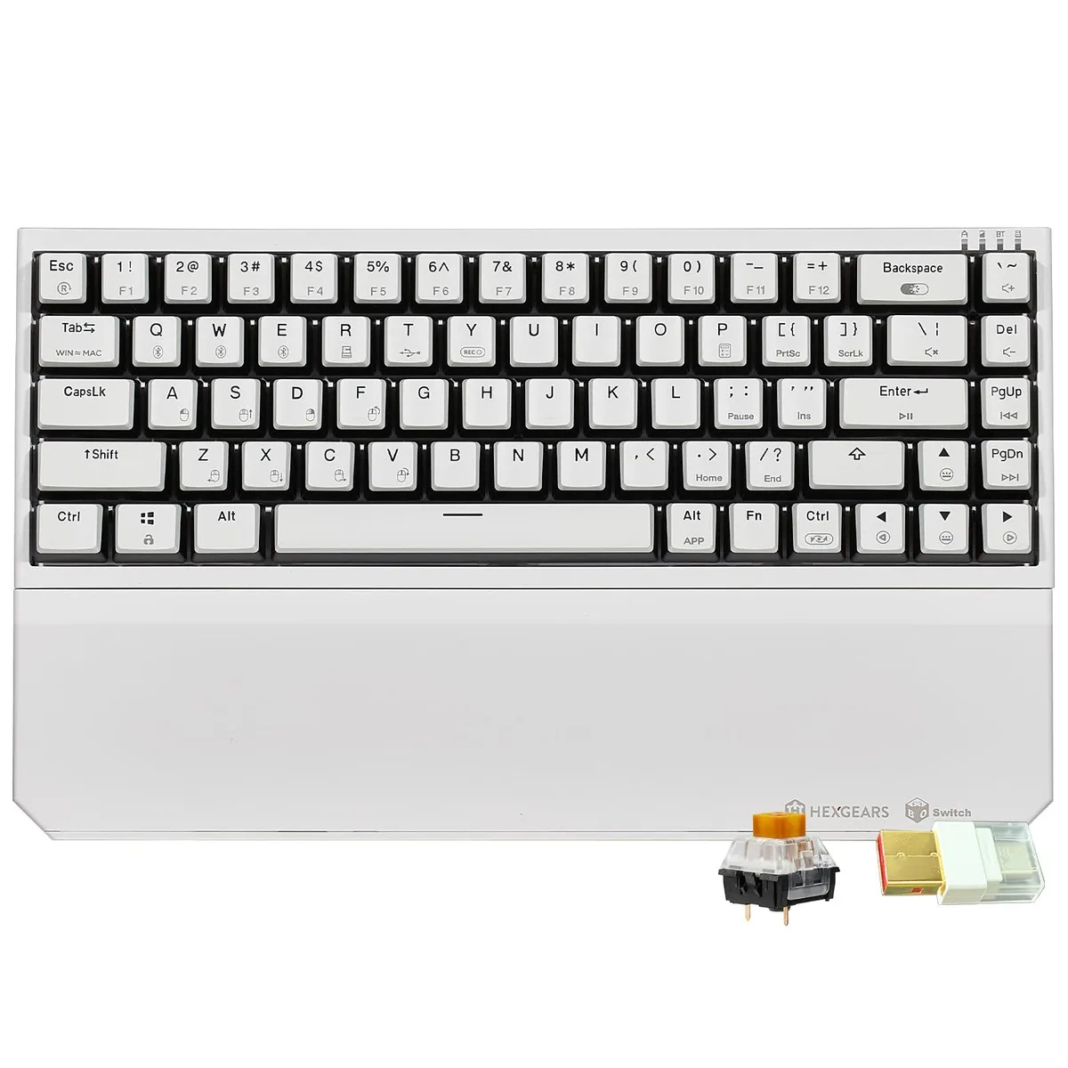  Redragon X1 Pro 68-key Tri-Mode Tactile Gaming Keyboard - White — product photo