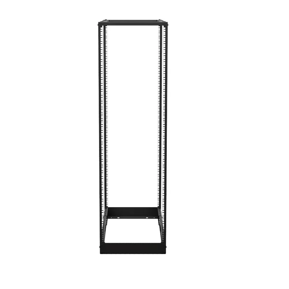 NavePoint NavePoint 37U 4-Post Adjustable Server Rack, 19" Cage Nuts, Caster Compatible, Black — product photo