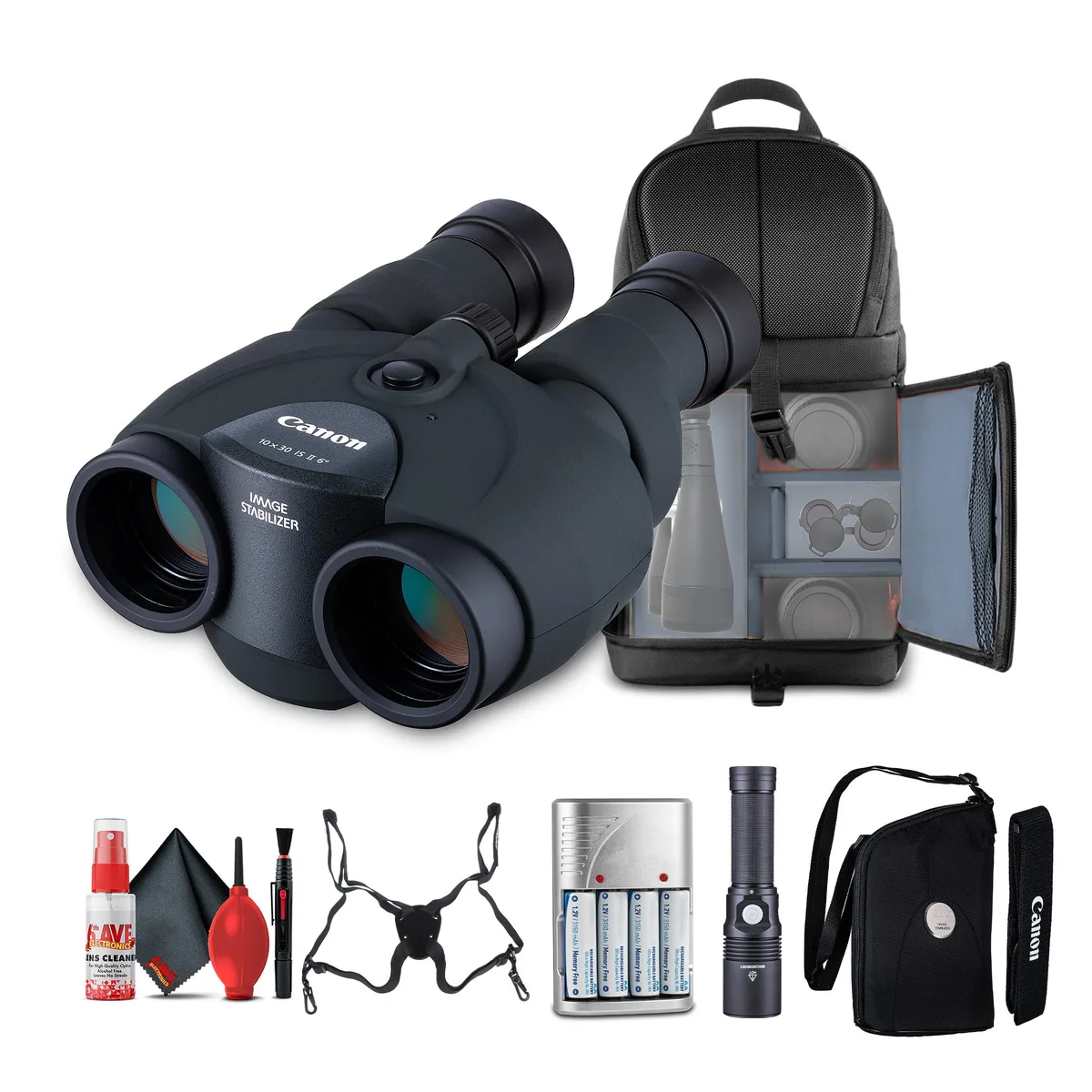Canon Canon 10x30 IS II Binoculars Black 21 oz — product photo
