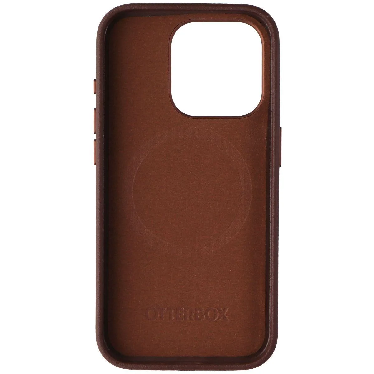 OtterBox OtterBox Symmetry Cactus Leather Case for MagSafe iPhone 15 Pro Brown — product photo