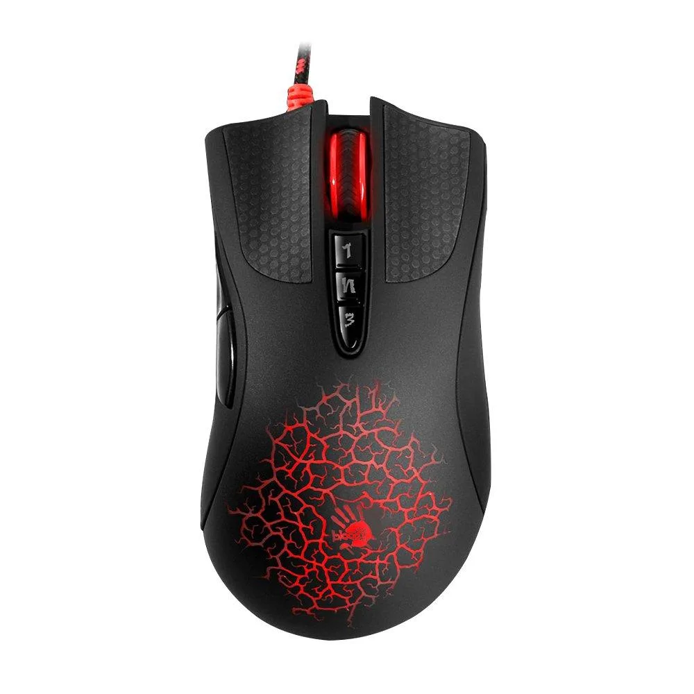  Bloody A90 AL90 Gaming Mouse 16 Buttons 4000 DPI 2.4GHz Wired Bluetooth Black — product photo