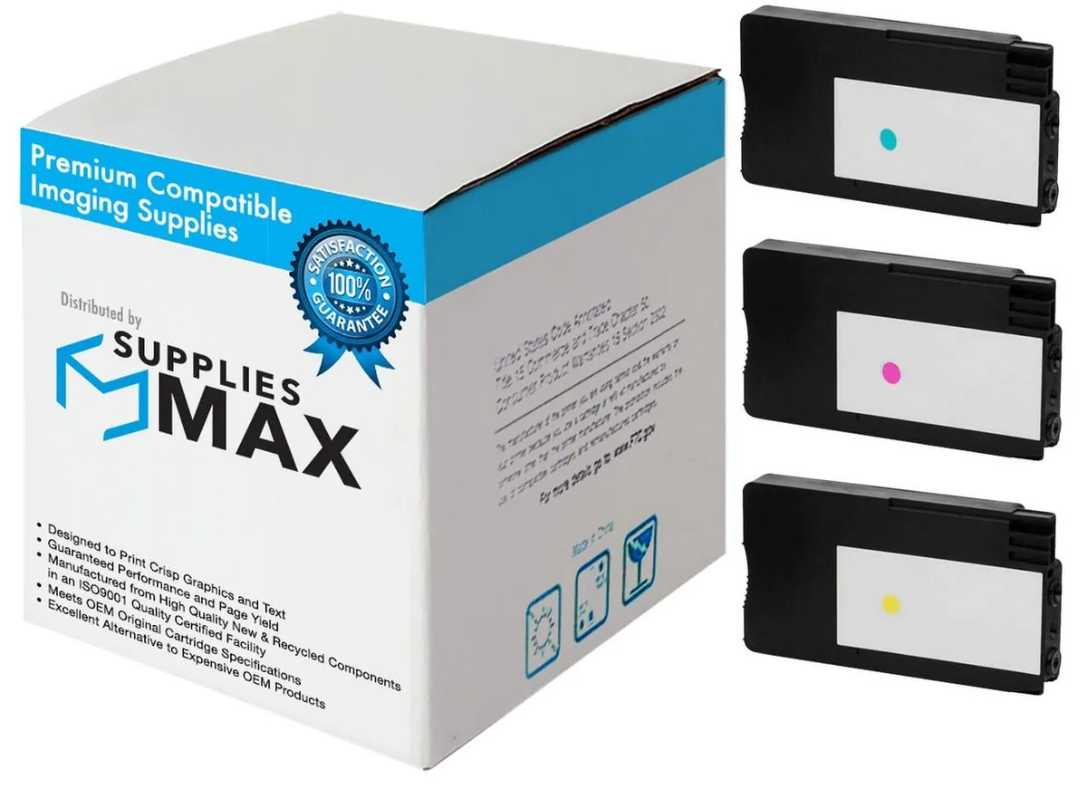 SuppliesMax SuppliesMax HP P2V32A Inkjet Combo Pack C/M/Y 38 ML — product photo