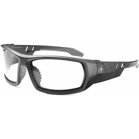 Ergodyne Ergodyne ODIN Safety Glasses Black Frame Clear Lens personal protective equipment — product photo