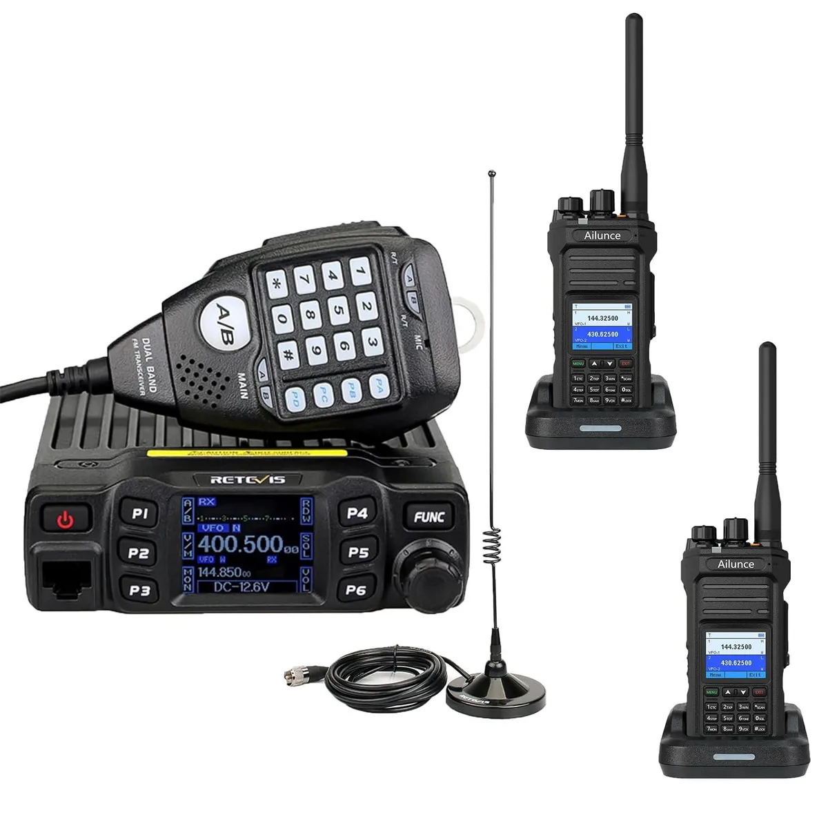 KEHIPI KEHIPI RT95 Dual Band Mobile Two-Way Radio — product photo