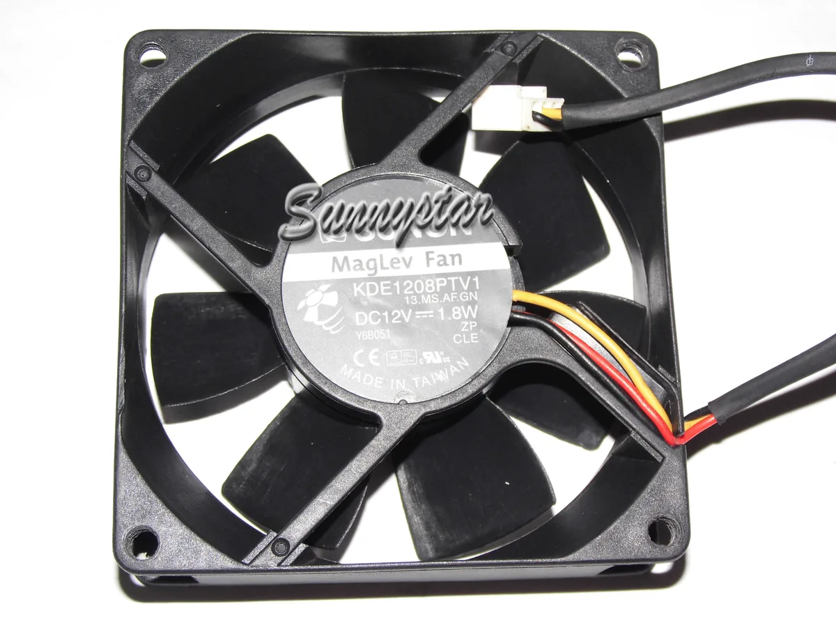 OEM Industries OEM Industries KDE1208PTV1 80mm 12V 1.8W 3-pin CPU cooler — product photo