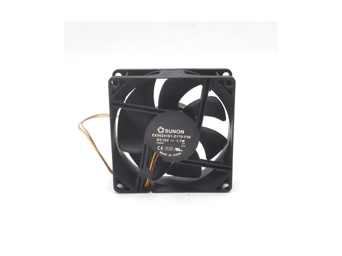 Fans Fans EE80251S1-D170-F99 12V 1.7W 3-pin 80x80x25mm case fan — product photo