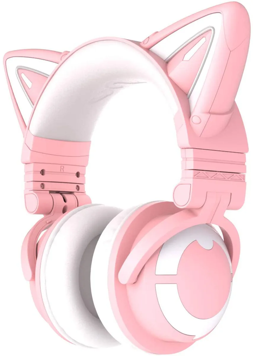 4AllDeals 4AllDeals RGB Cat Ear Headphone 3G Wireless Bluetooth 5.0 Pink — product photo