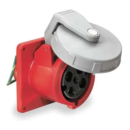 Hubbell Incorporated Hubbell HBL460R7W Watertight Pin &amp; Sleeve Receptacle 60A 480V — product photo