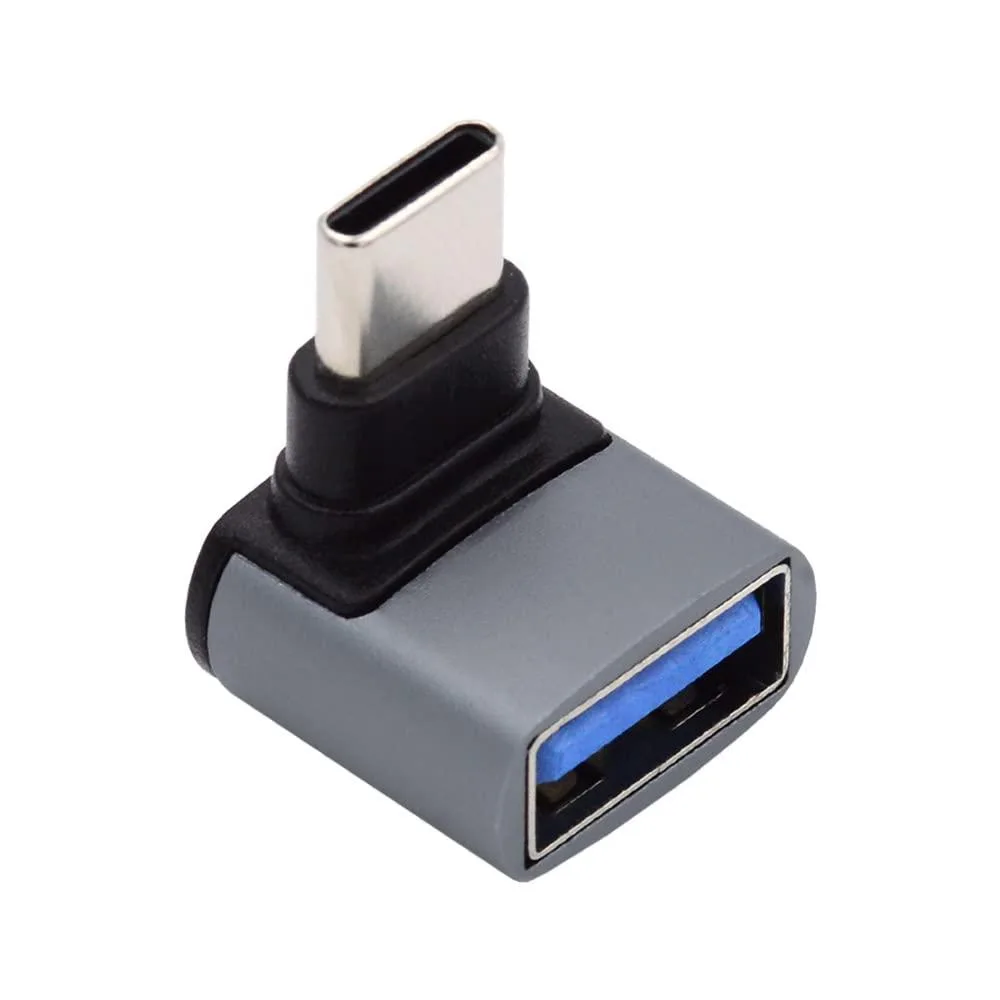 LORDWORLD LORDWORLD USB-C to USB 3.0 Female OTG Adapter 90 Degree Up Down Angled 10Gbps — product photo