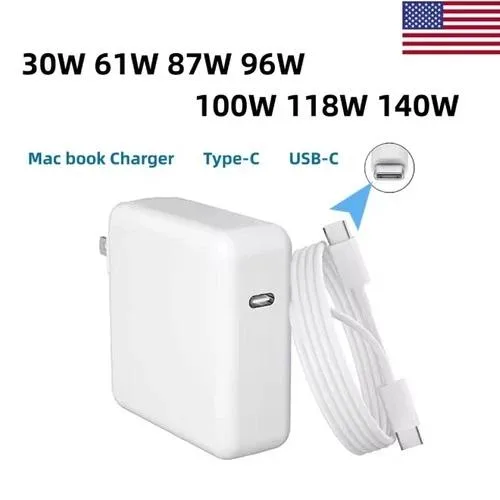 Unbranded 100W USB-C AC Adapter White — product photo