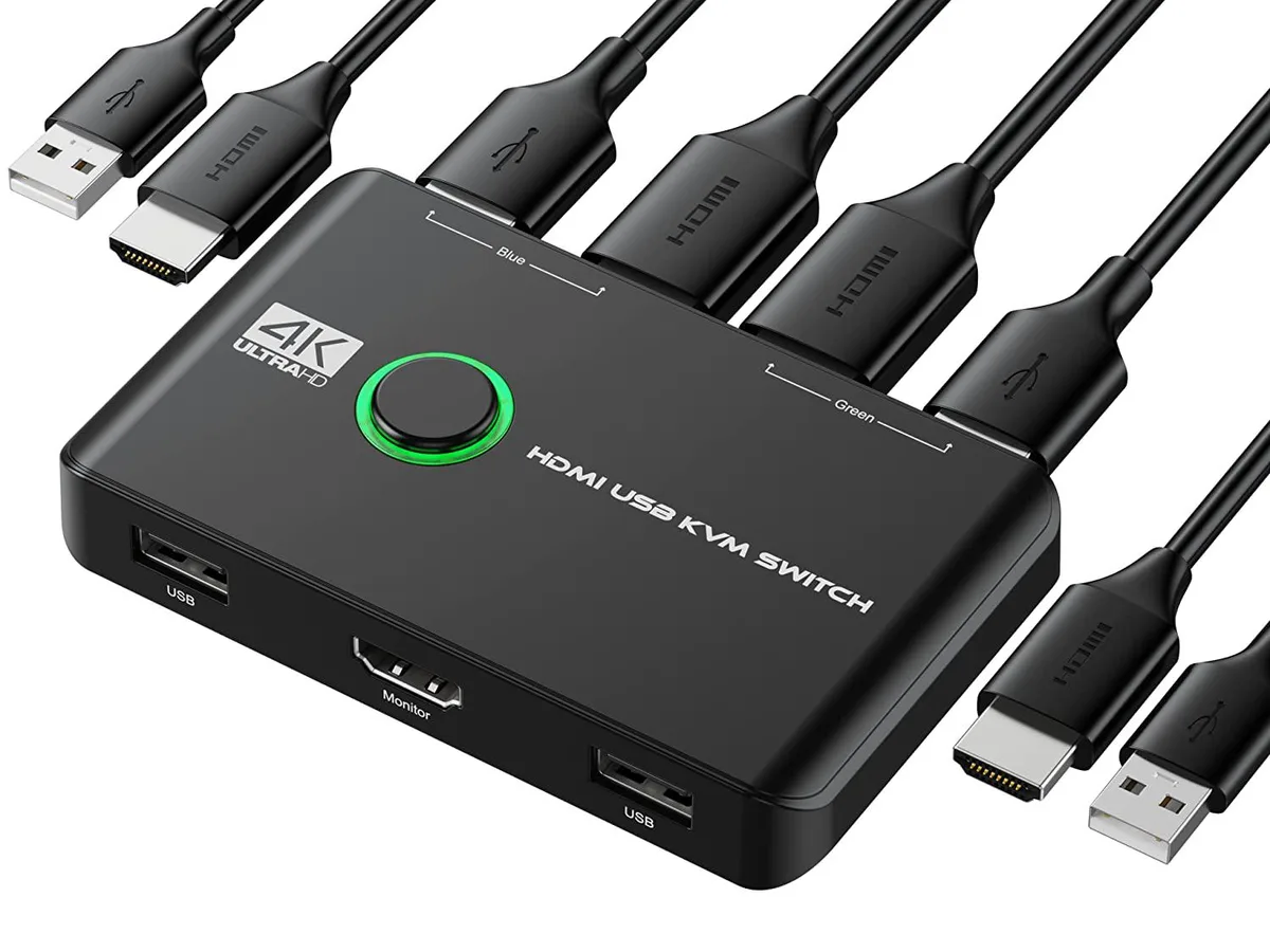DigitNow! DigitNow! 4K@60Hz 2-Port HDMI KVM Switch — product photo