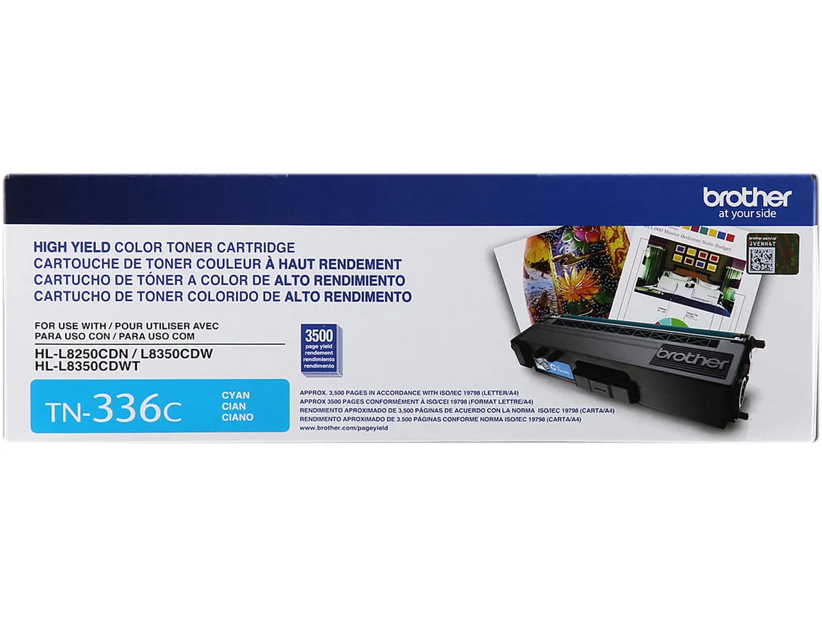 Brother Brother TN336C High Yield Toner Cartridge Cyan 3500 pages — product photo