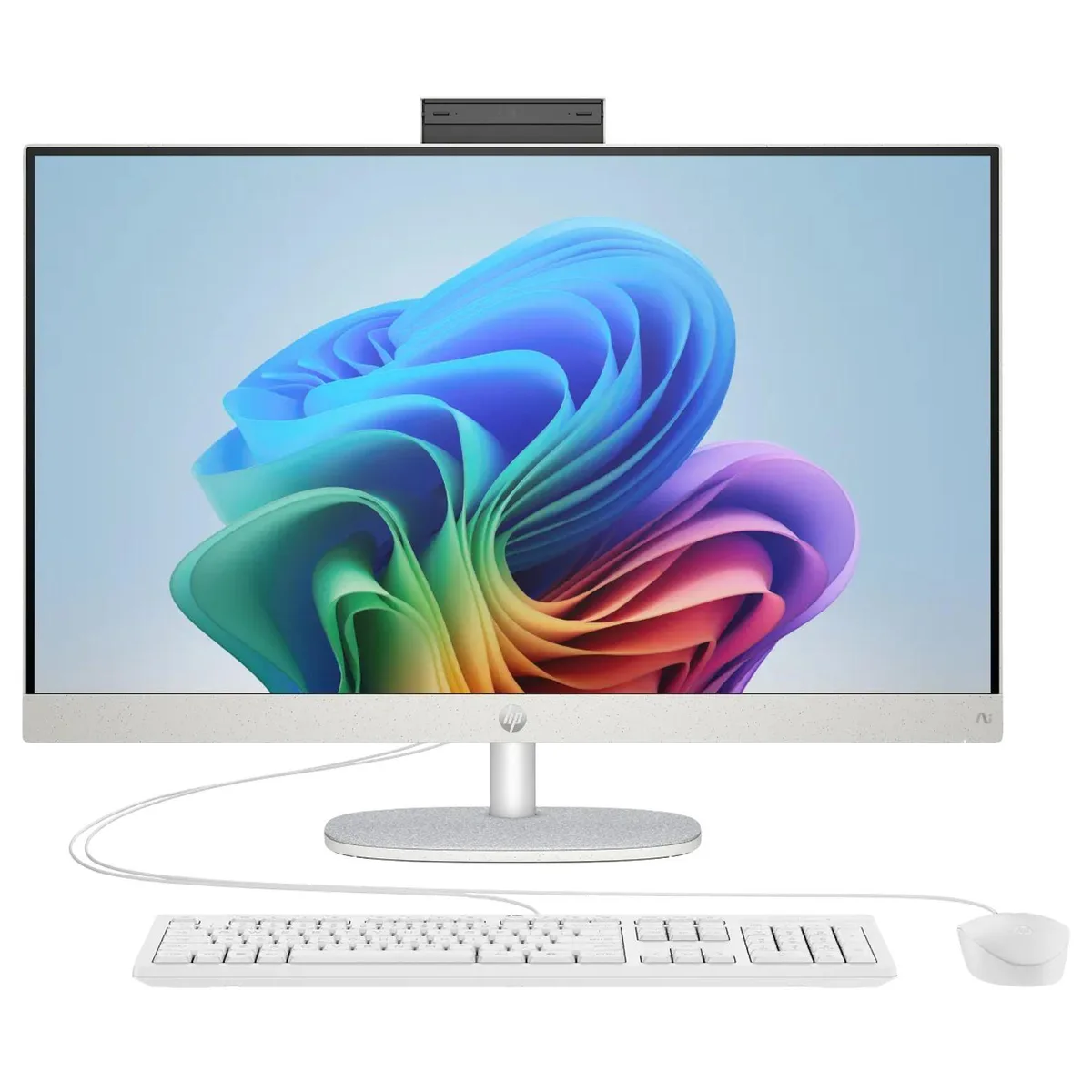 HP HP 27-CR2000T all-in-one PC 27" FHD IPS Intel Core Ultra 5 225U 16GB DDR5 512GB SSD White — product photo