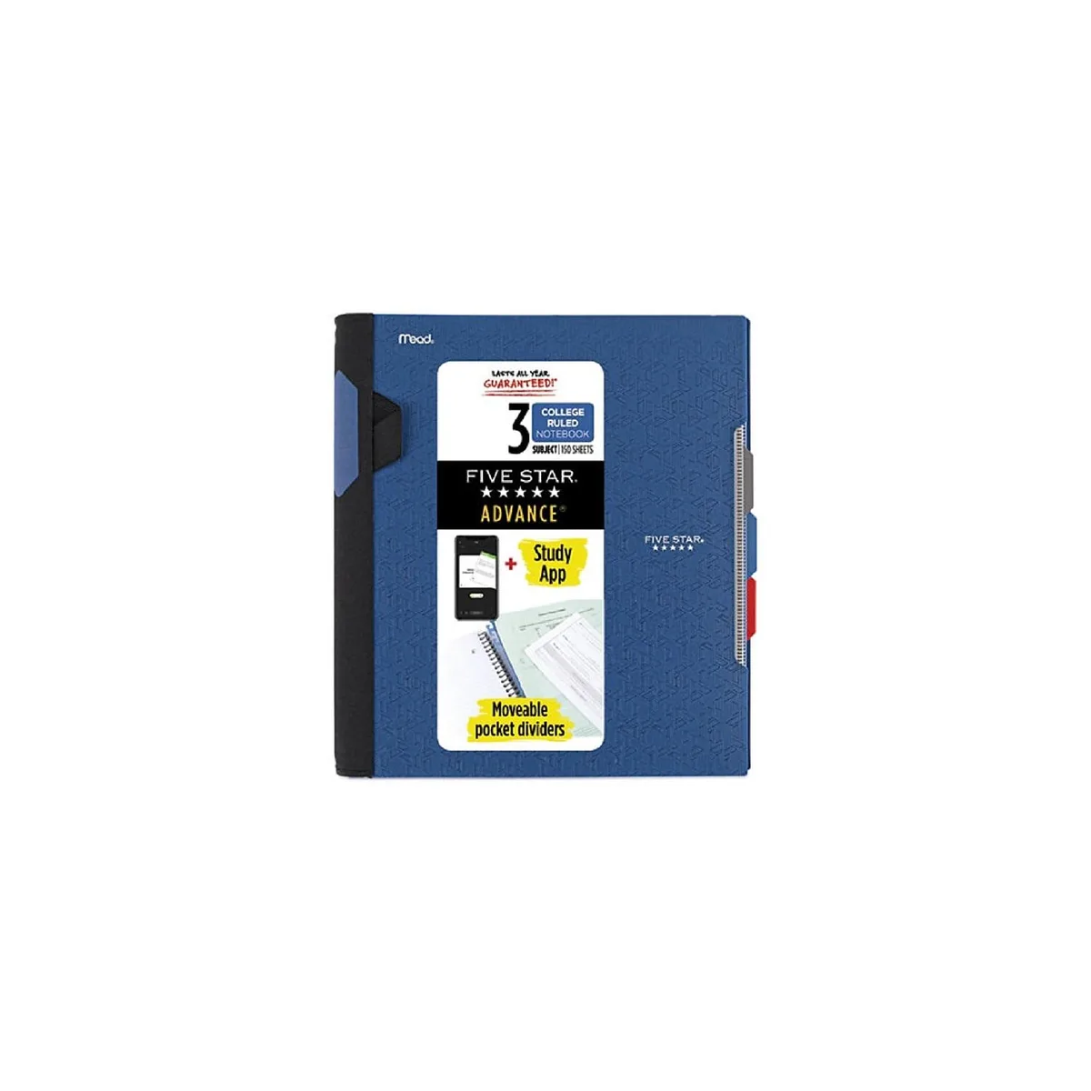 Mead Mead 6324 3-Subject Notebook 8.5" x 11" 150 Sheets College Ruled — product photo