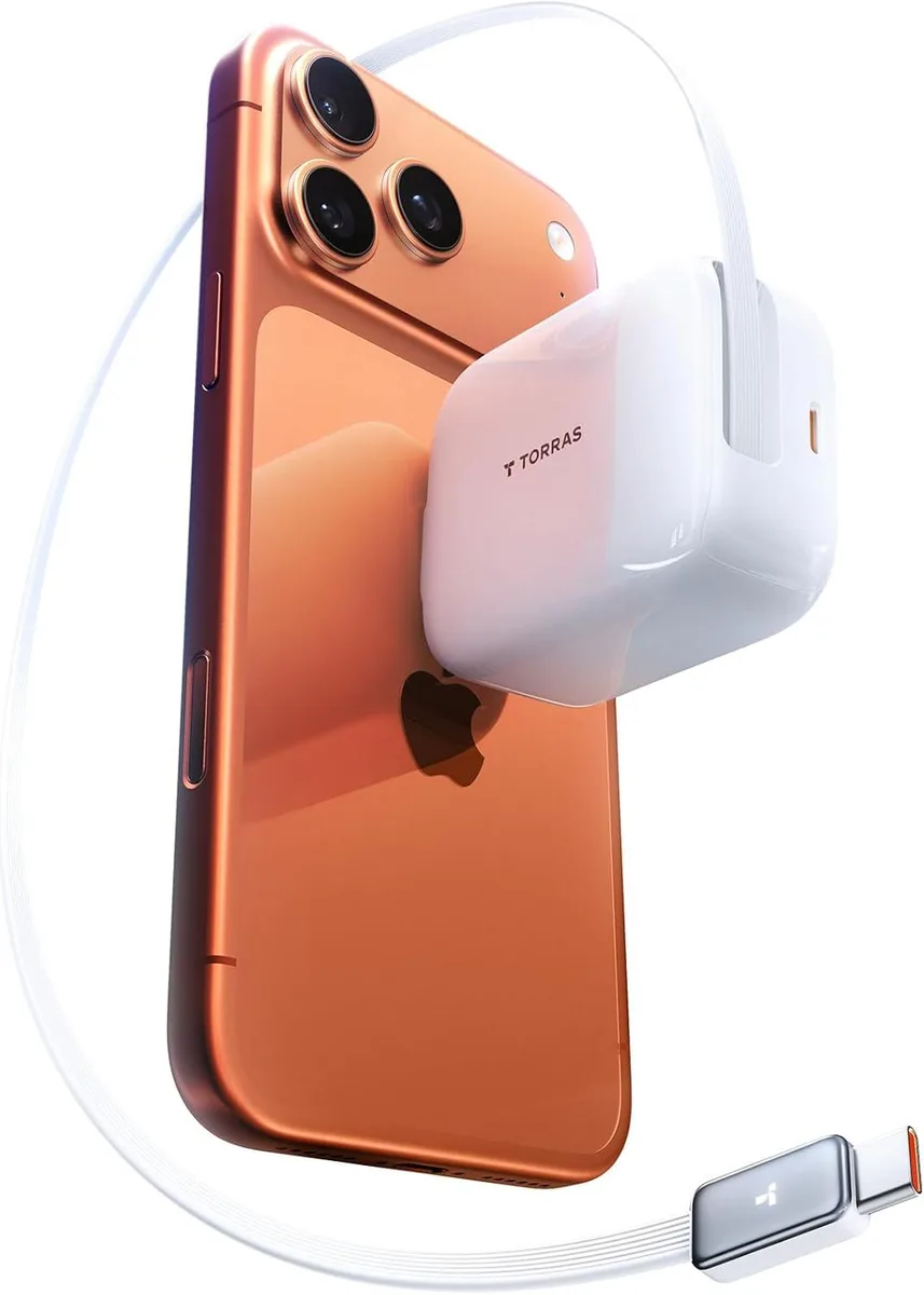 Chopmate Chopmate FlexLine 67W Retractable USB C Charger Block ac adapter — product photo