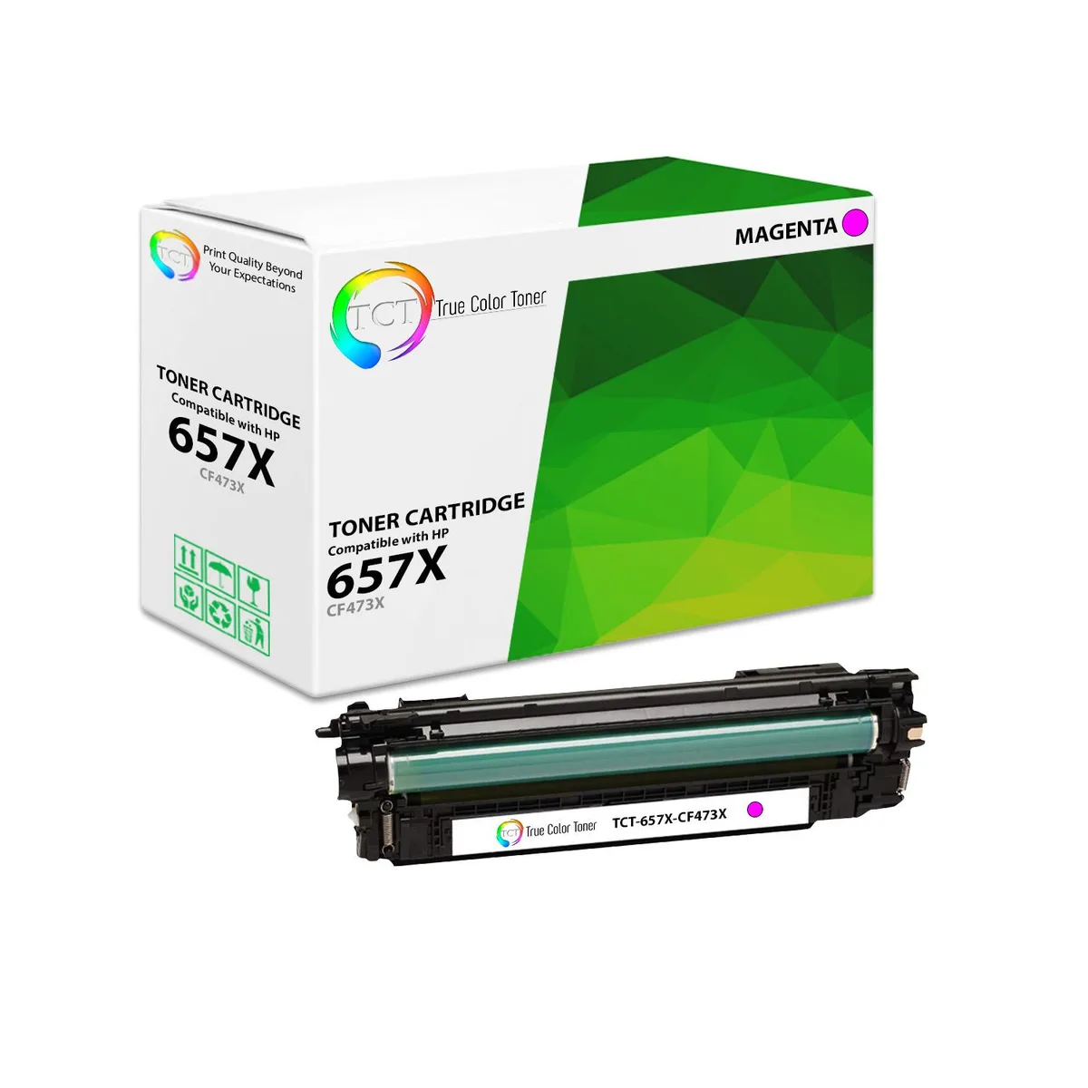True Color Toner True Color Toner 657X CF473X Magenta High Yield Toner Cartridge 23000 Pages — product photo