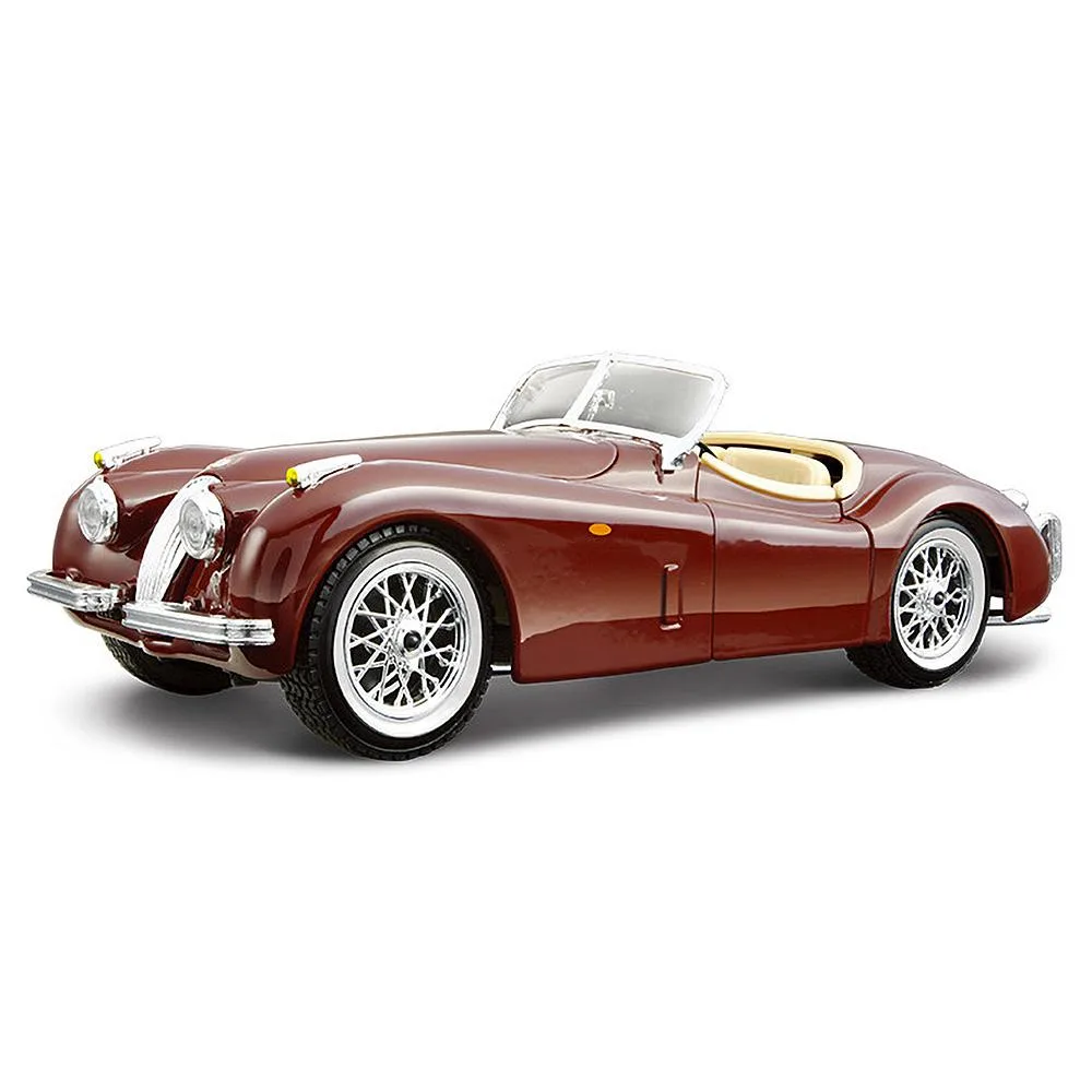 BBURAGO BBURAGO Jaguar XK 120 1951 1:24 Diecast Burgundy — product photo