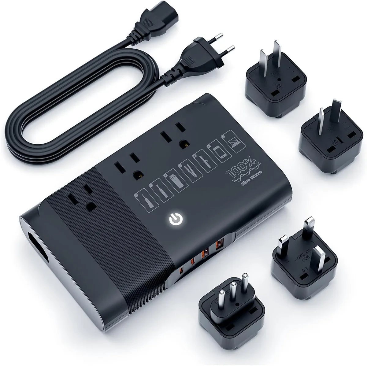 BFKK BFKK 500W/350W Pure Sine Wave Travel Adapter Converter — product photo