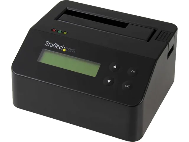 STARTECH STARTECH SDOCK1EU3P USB 3.0 SATA drive enclosure 2.5 3.5 inch standalone eraser receipt printing — product photo
