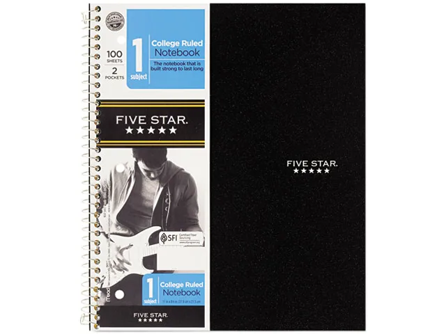 Mead Mead 6206 Five Star 1-Subject Notebook 100 Sheets 11 x 8.50 Brown — product photo