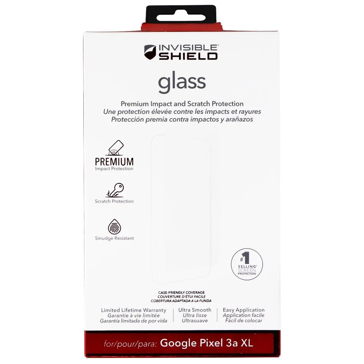 ZAGG ZAGG Invisible Shield Glass Screen Protector for Google Pixel 3a XL Clear — product photo