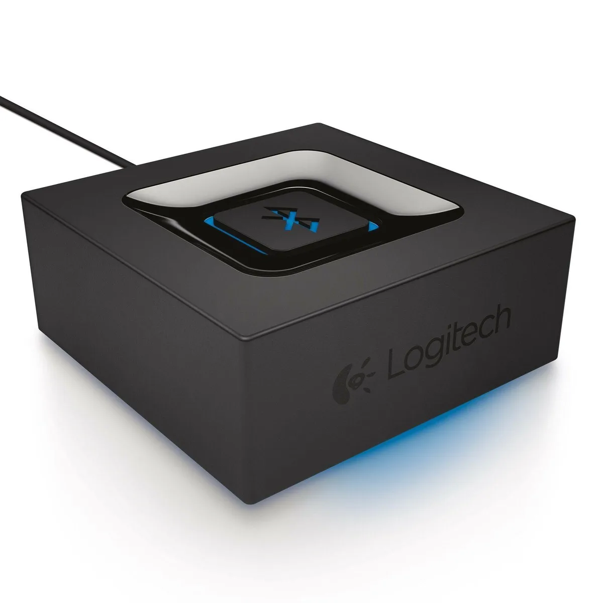 Small rectangular USB dongle with matte black finish