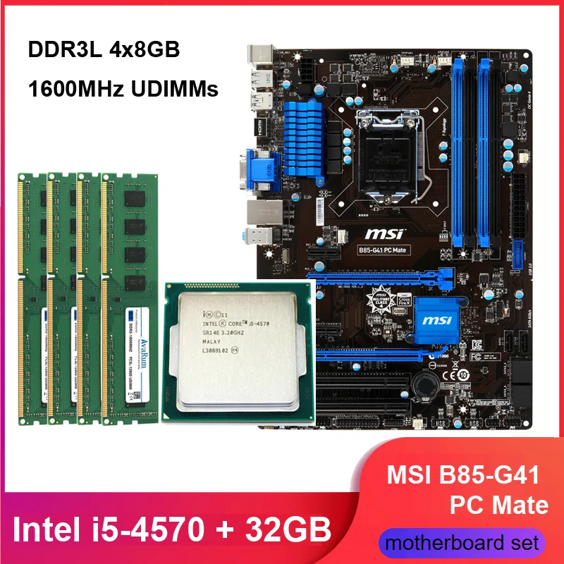 Avarum Avarum MSI B85-G41 PC Mate i5-4570 32GB DDR3L Embedded Solution — product photo