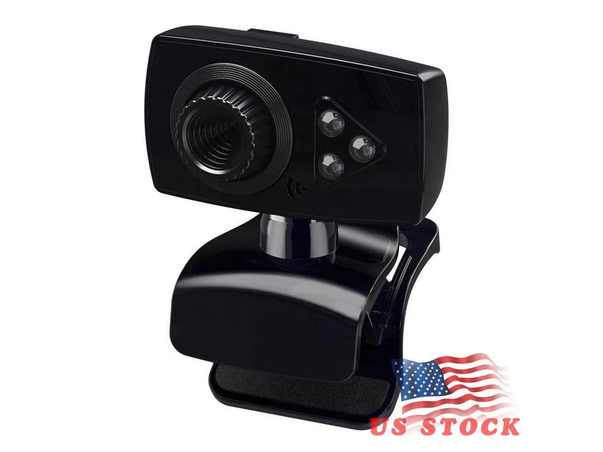 Hotai Hotai USB Webcam 12MP 3 LED Night Vision Black — product photo
