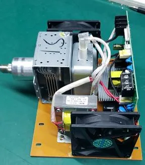 Rectangular ATX power supply unit with gold certification label