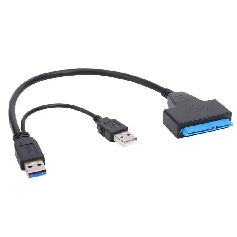 HETAI Digital Technology Co.,Ltd HETAI Digital Technology Co.,Ltd Dual USB 3.0 22 Pin Hard Drive Cable 30 cm — product photo