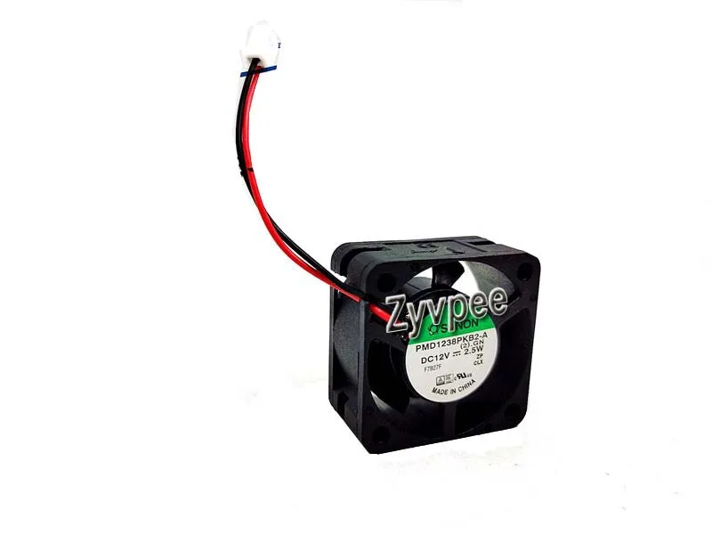 Zyvpee Zyvpee PMD1238PKB2-A 40×20 mm 12 V 0.21 A 2.5 W 40 dBA 13000 RPM 2-wire case fan — product photo