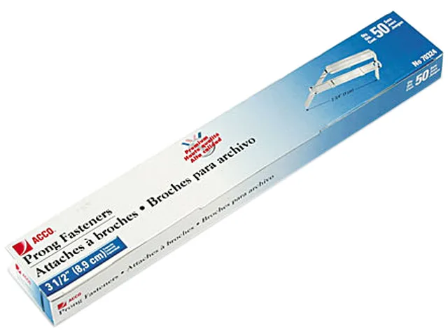 ACCO ACCO 70324 Two-Piece Paper Fasteners 50/Box — product photo